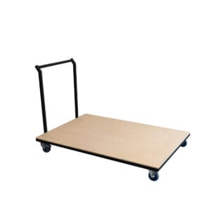 Mattenwagen horizontaal met houten blad